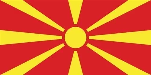 Bandera de Macedonia del Norte