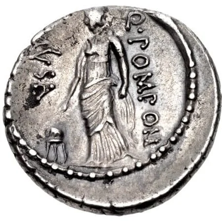 Reverso de moneda de Urania