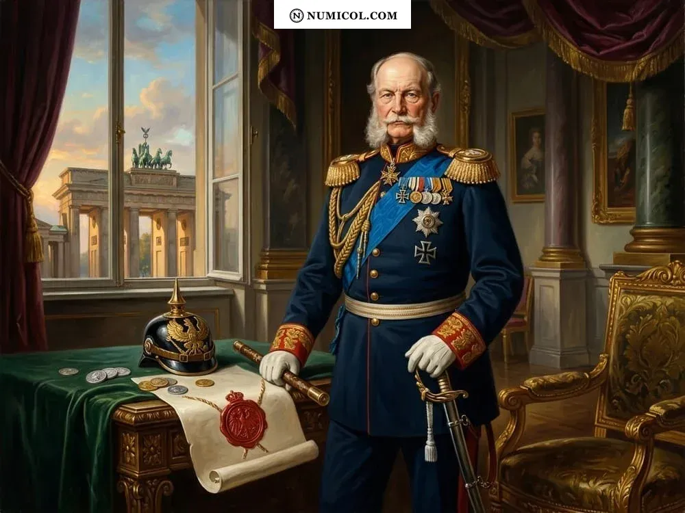Composición representativa de Casa de Hohenzollern  -  Guillermo I (1871-1888)