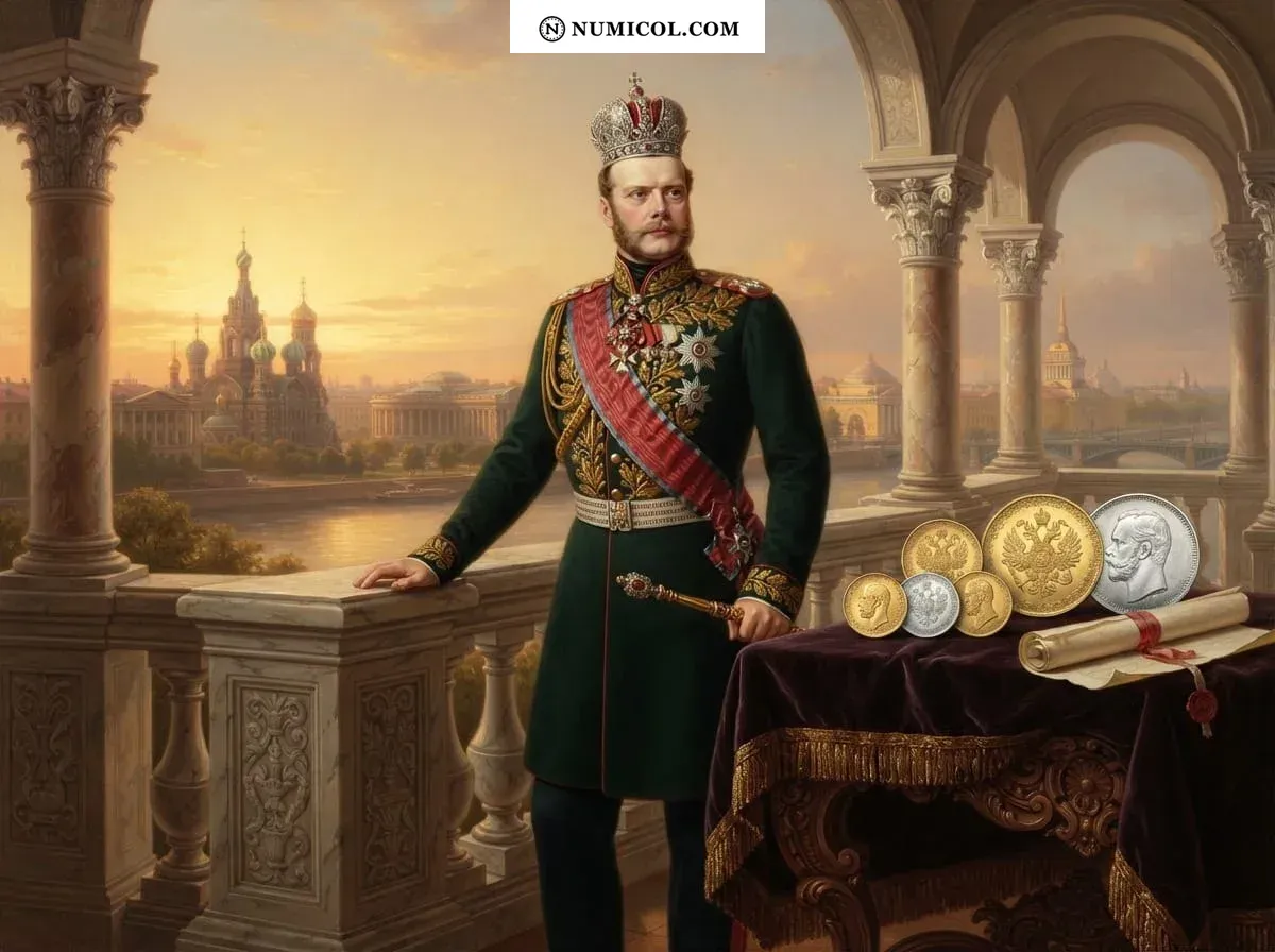 Composición representativa de Dinastía Románov  -  Alejandro II (1855-1881)