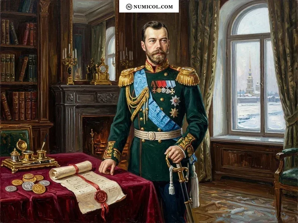 Composición representativa de Dinastía Románov  -  Nicolás II (1894-1917)