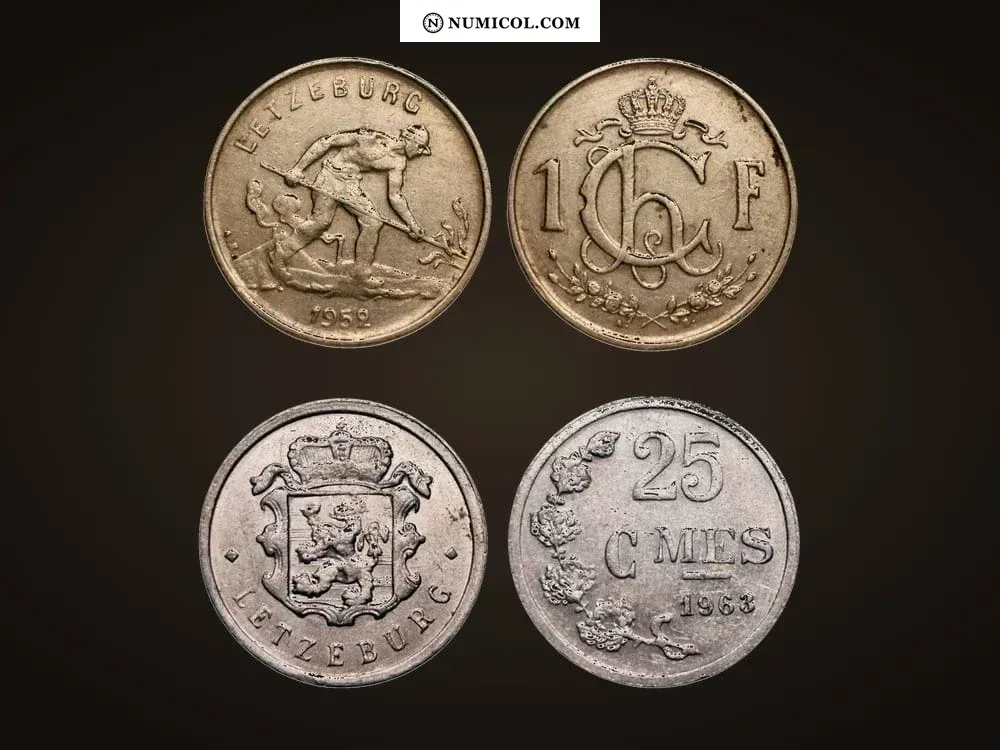 Composición representativa de Gran Ducado de Luxembourg  -  Charlotte (1919-1964)