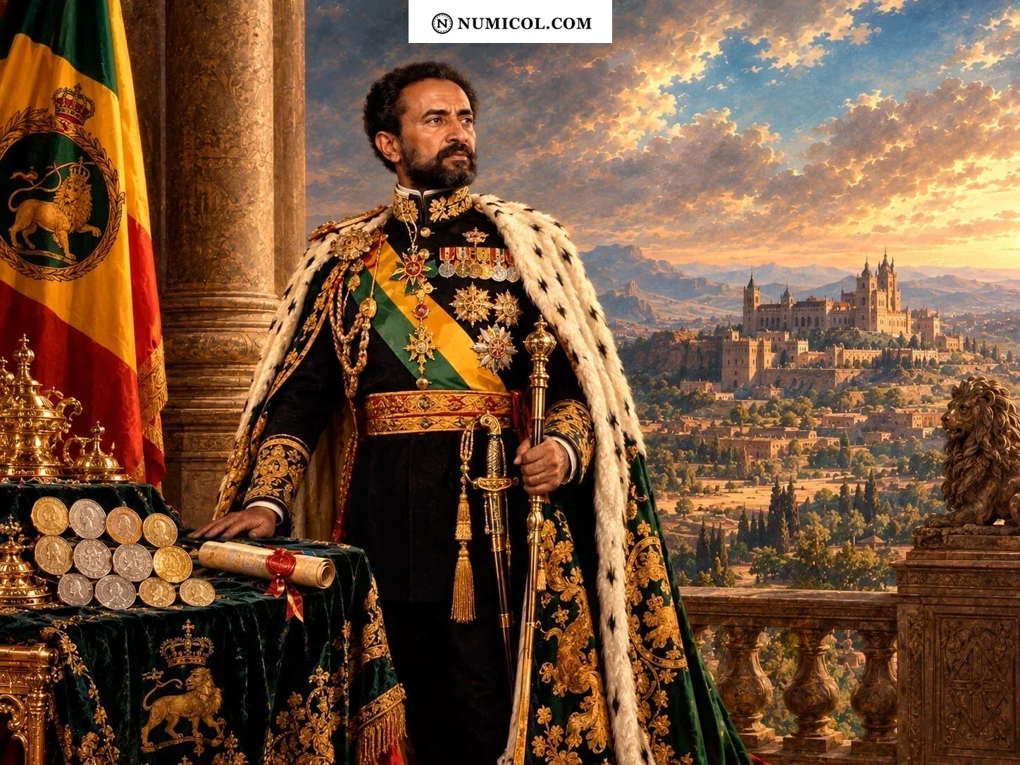 Composición representativa de Ethiopian Imperio  -  Haile Selassie I (1930-1936, 1941-1974)