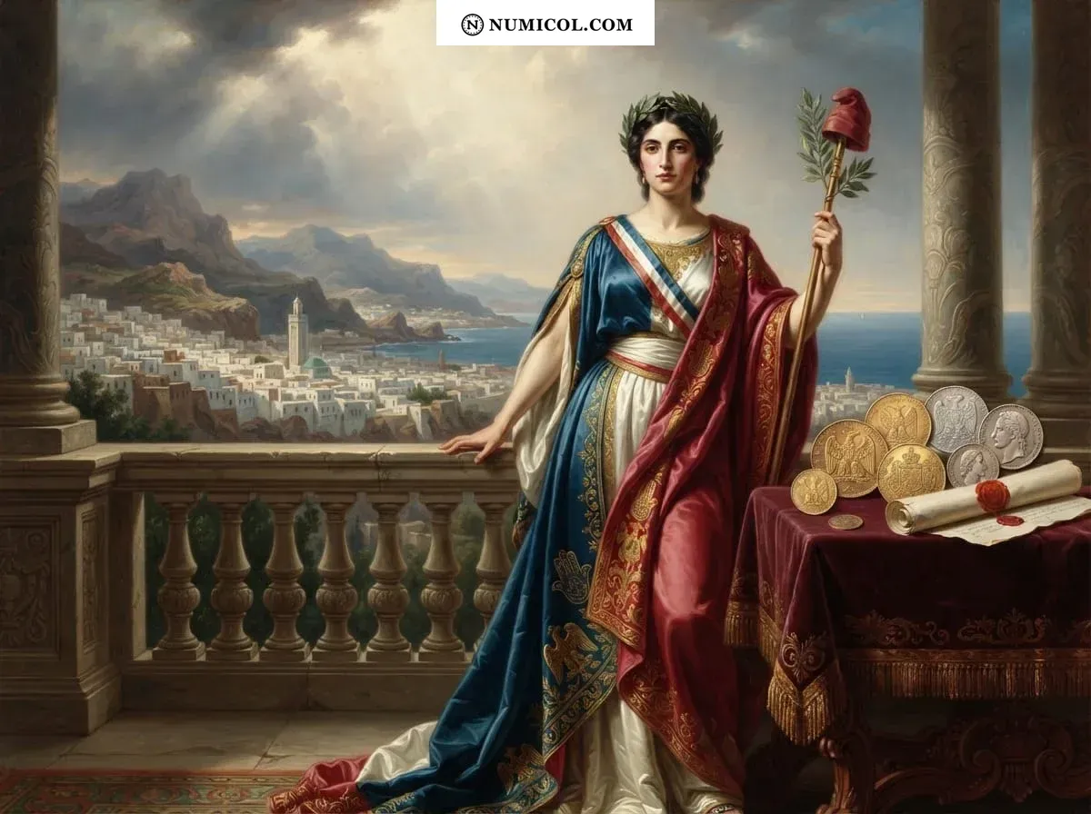 Composición representativa de Colonia francesa (1830-1962)