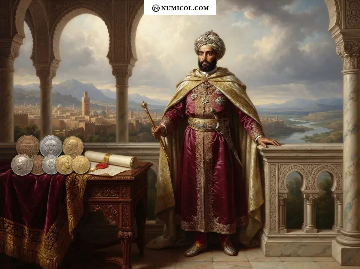 Composición representativa de Alaouite Sharifs  -  Moulay ‘Abd al-Rahman (1822-1859)