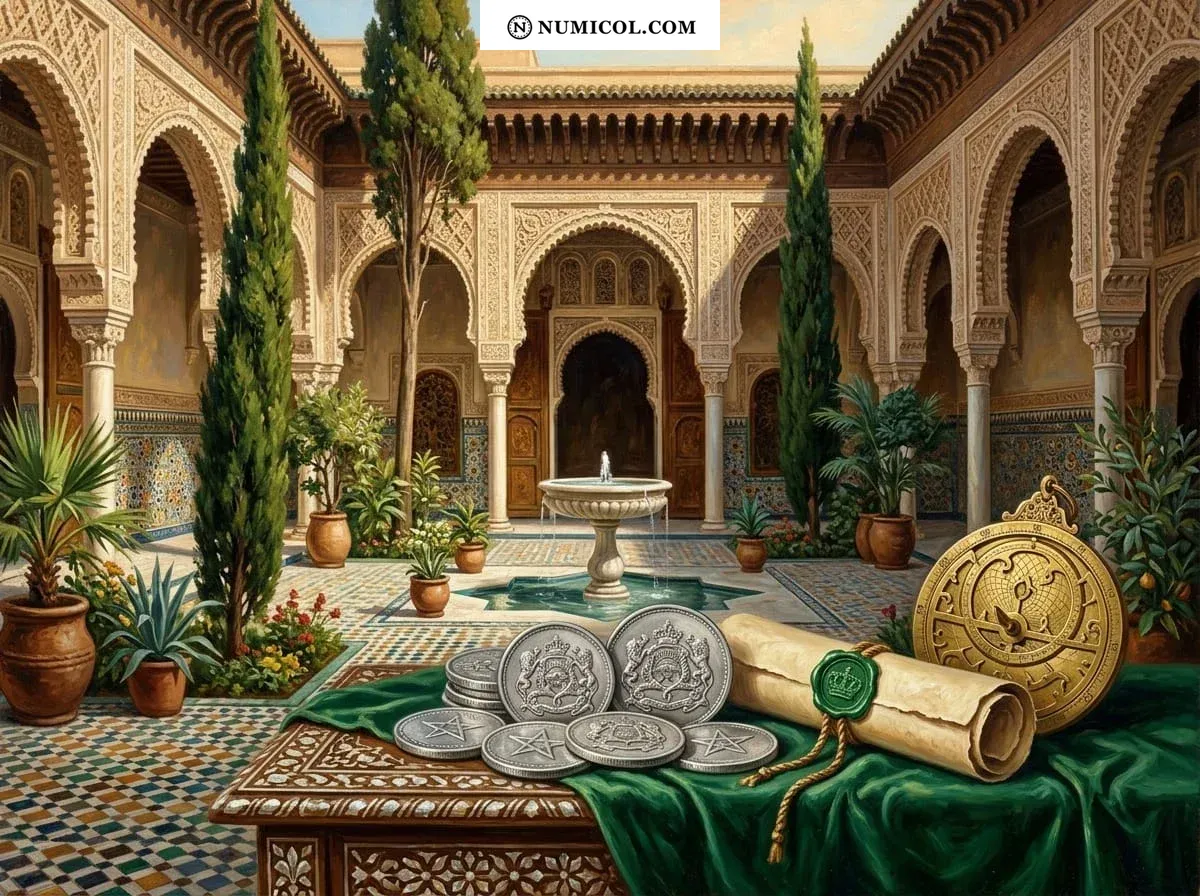 Composición representativa de Reyes alauíes  -  Hassan II (1961-1999)