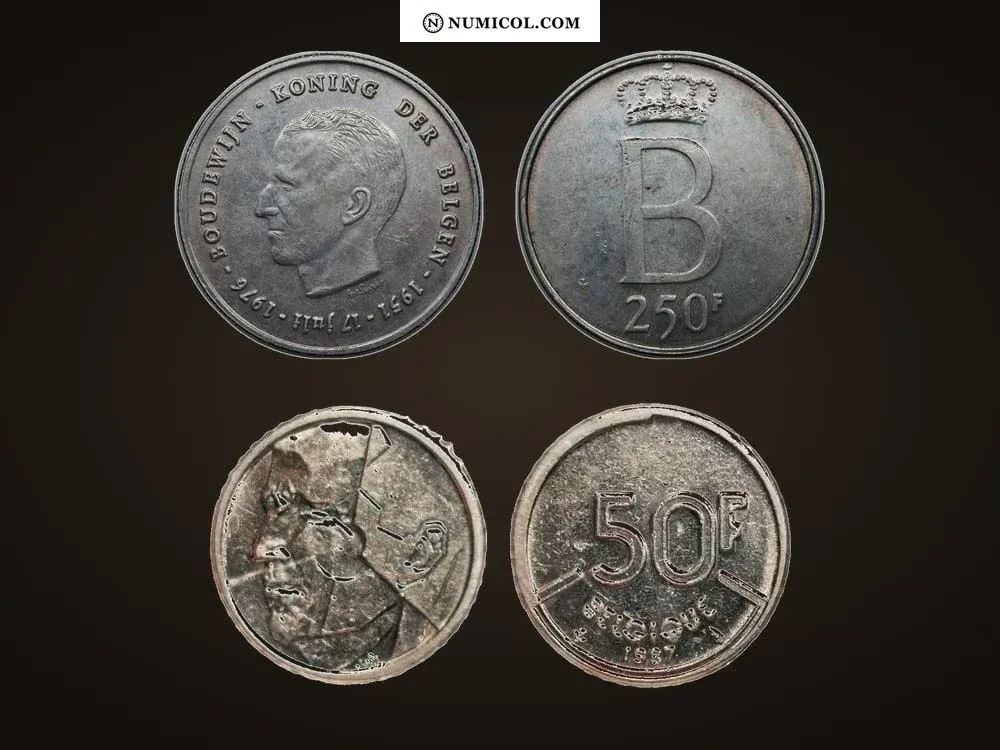 Composición representativa de Casa Real de Bélgica  -  Balduino I (1951-1993)