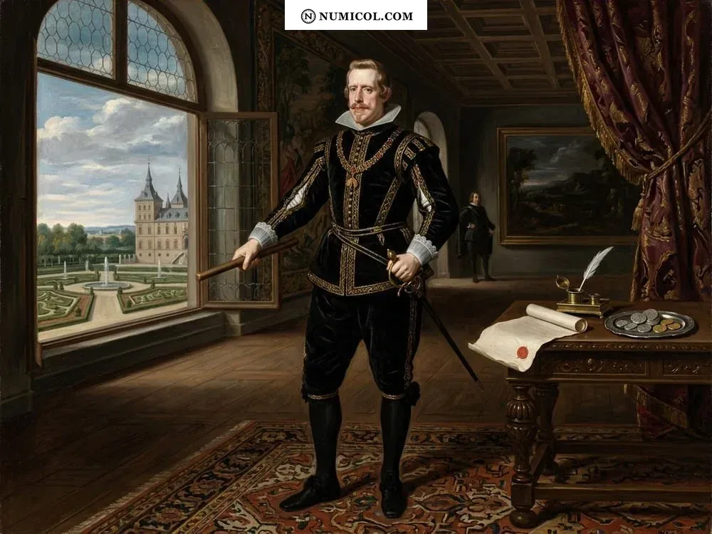 Composición representativa de Casa de Habsburgo  -  Felipe IV (1621-1665)