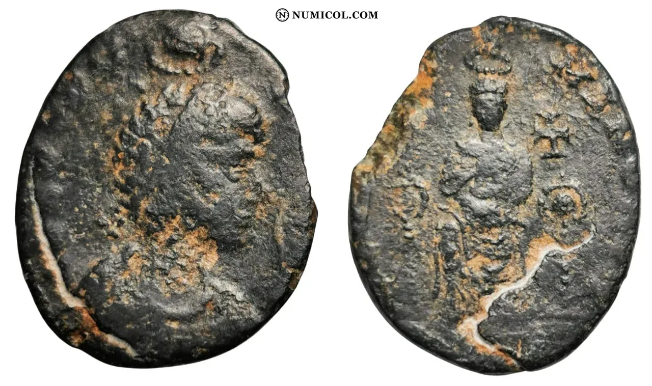 Follis de Eudoxia - GLORIA ROMANORVM ALEA