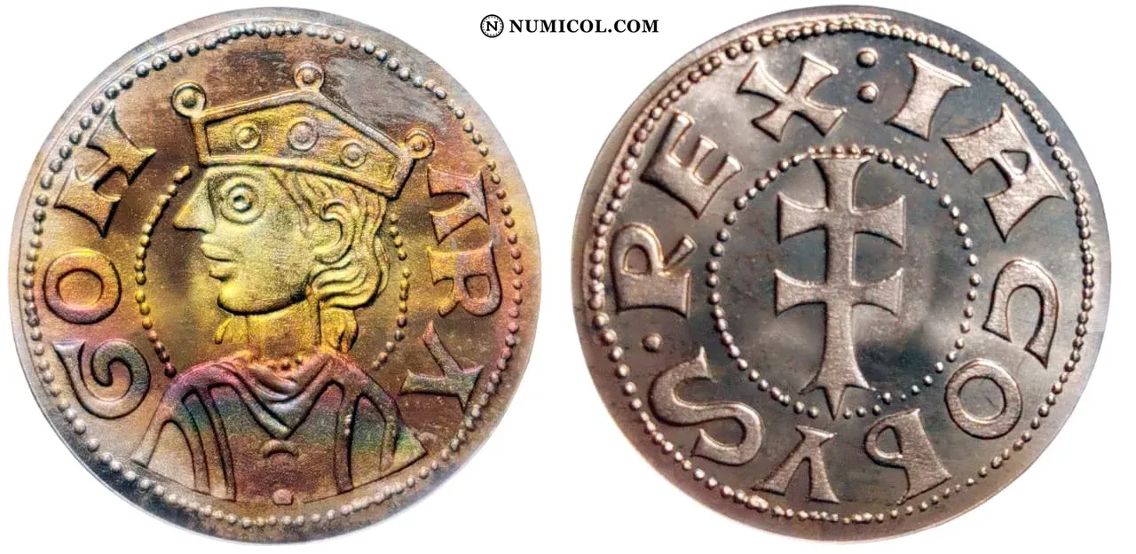 Col. Arras Heraldo CD 1 - XI DINERO DE JAIME I - Colección Numismática