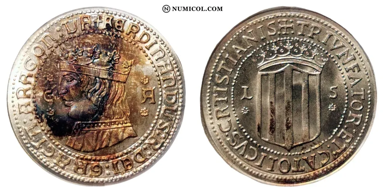 Col. Arras Heraldo CD 1 - XIII DUCADO DE FERNANDO II - Colección Numismática