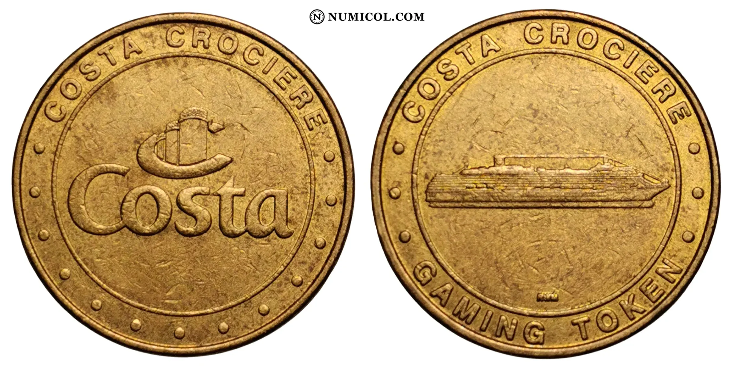 Token de juegos de Costa Cruceros - Colección Numismática