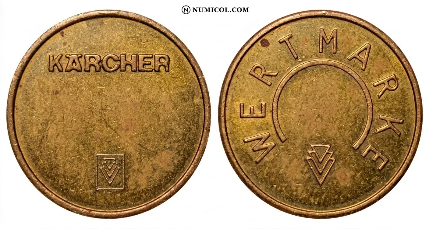 Car Wash Token - Kärcher Wertmarke; 22 mm - Colección Numismática
