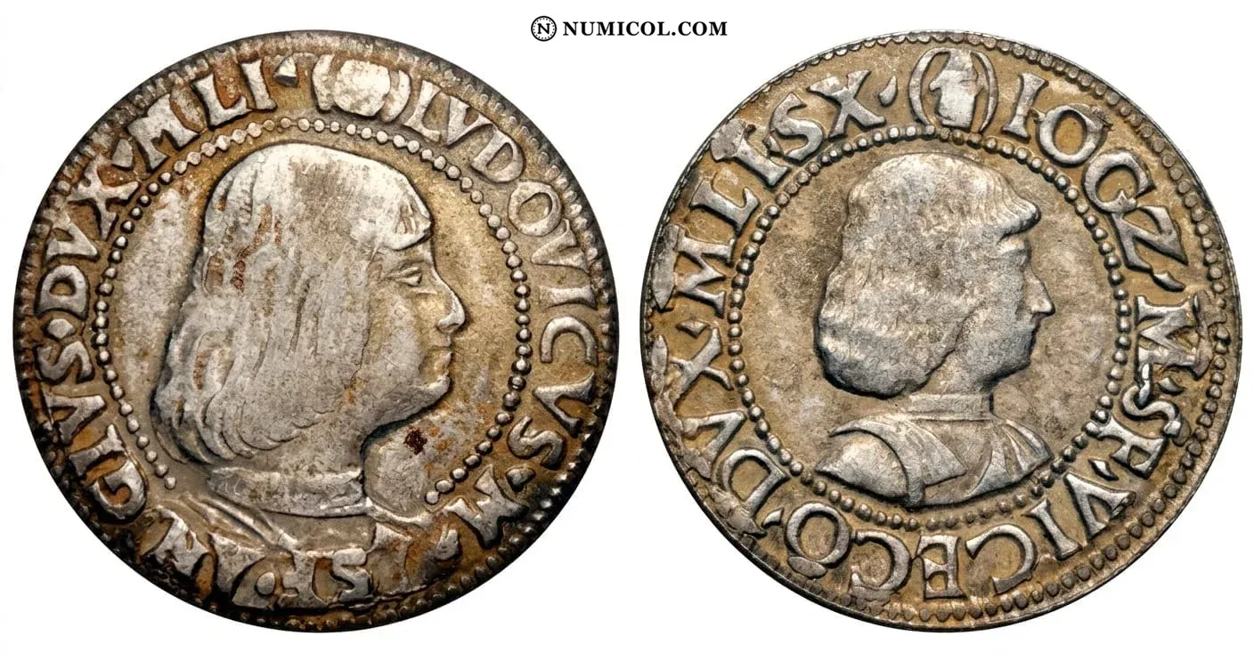 Replica Chocolate Carrarmato de Perugina: Testón de plata del Ducado de Milán (7/12) - Colección Numismática