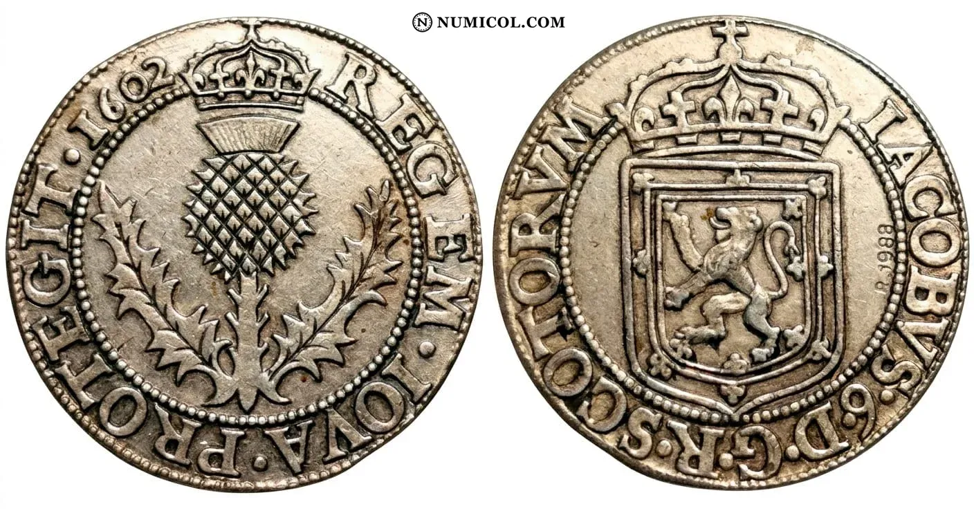 Replica Escocia: ¼ merk - Colección Numismática