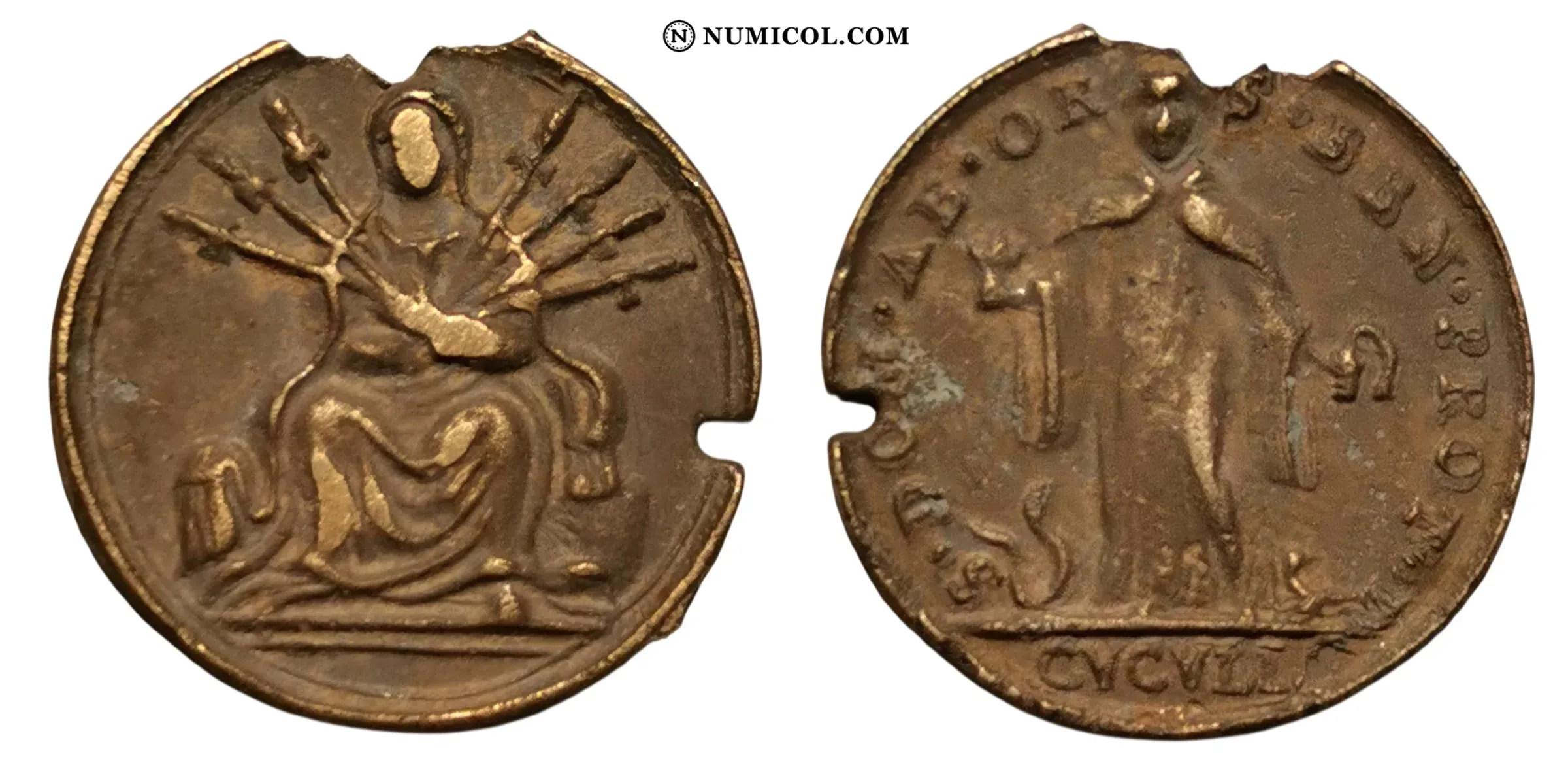 Medalla Virgen de los Dolores - San Benito -  CVCVLI - Colección Numismática