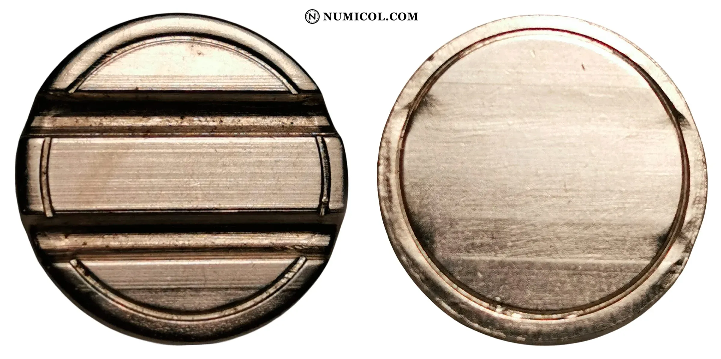 Blank Token with 2 grooves; 24 mm - Colección Numismática