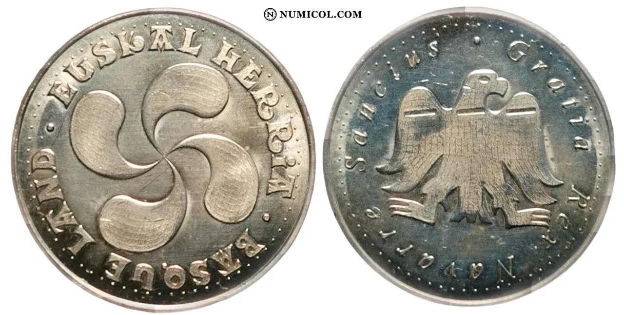 Pamplona - Vasca - Lauburu / Arrano Beltza - Colección Numismática