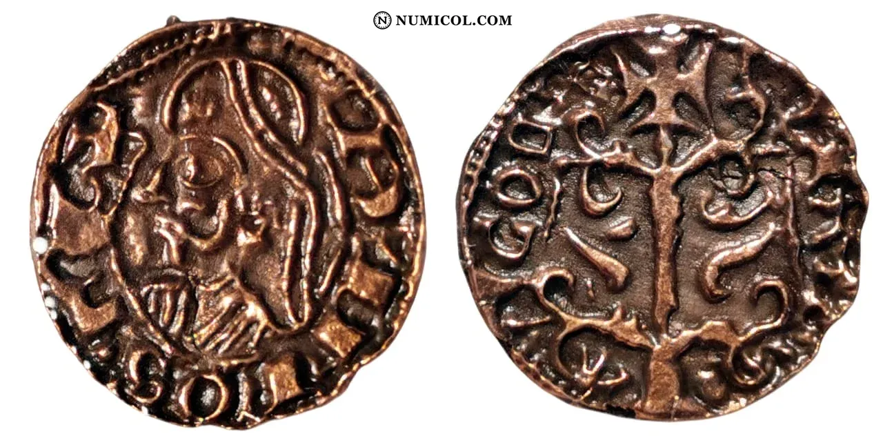 Imitación Moneda del Reino de Aragón Cobre - Colección Numismática
