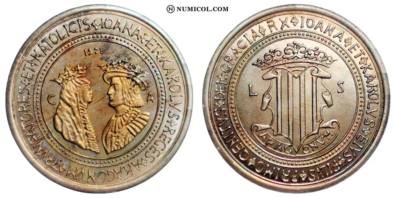 Col. Arras Heraldo CD 2 - I CIEN DUCADOS DE ORO DE JUANA Y CARLOS I - Colección Numismática