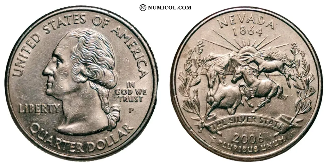 ¼ Dollar "Washington Quarter" (Nevada)