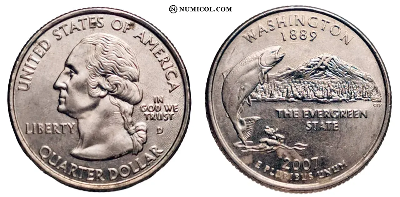 ¼ Dollar "Washington Quarter" (Washington)