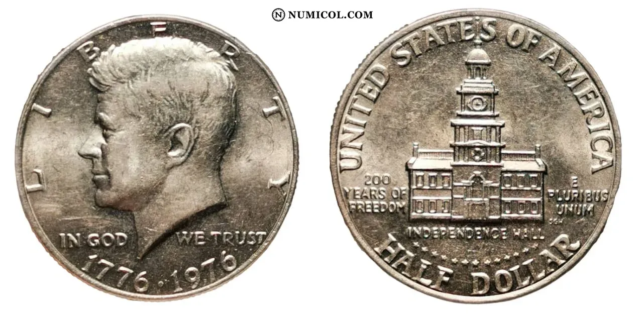 ½ Dollar "Kennedy Half Dollar" Bicentennial