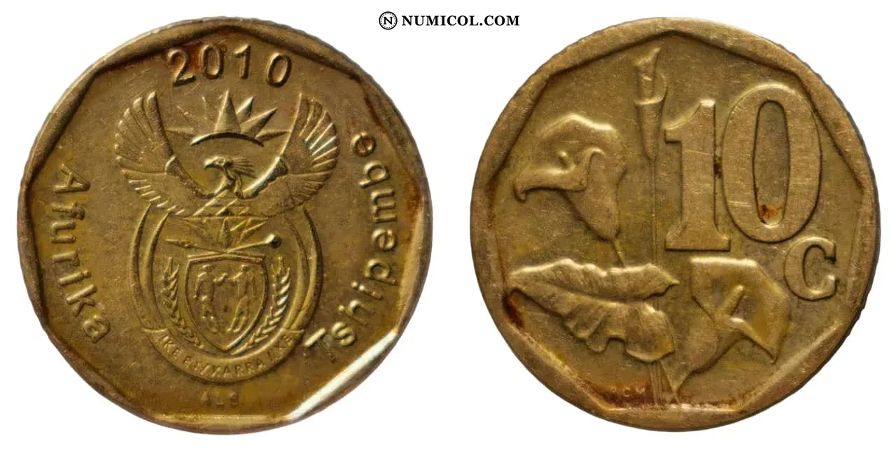 Moneda 10 Cents (Afurika Tshipembe)