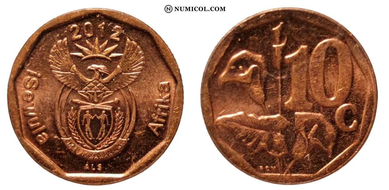 Moneda 10 Cents (iSewula Afrika)