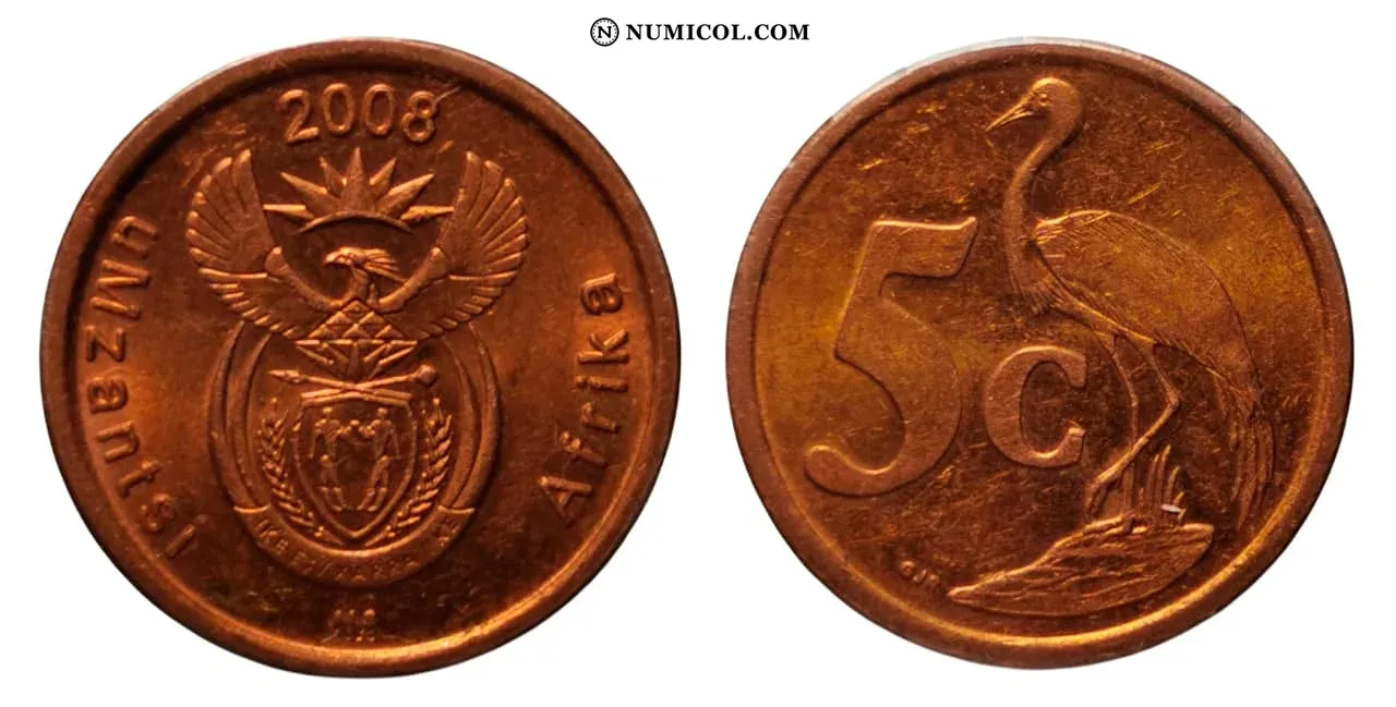 Moneda 5 Cents (uMzantsi Afrika)