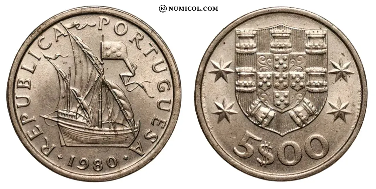 5 Escudos