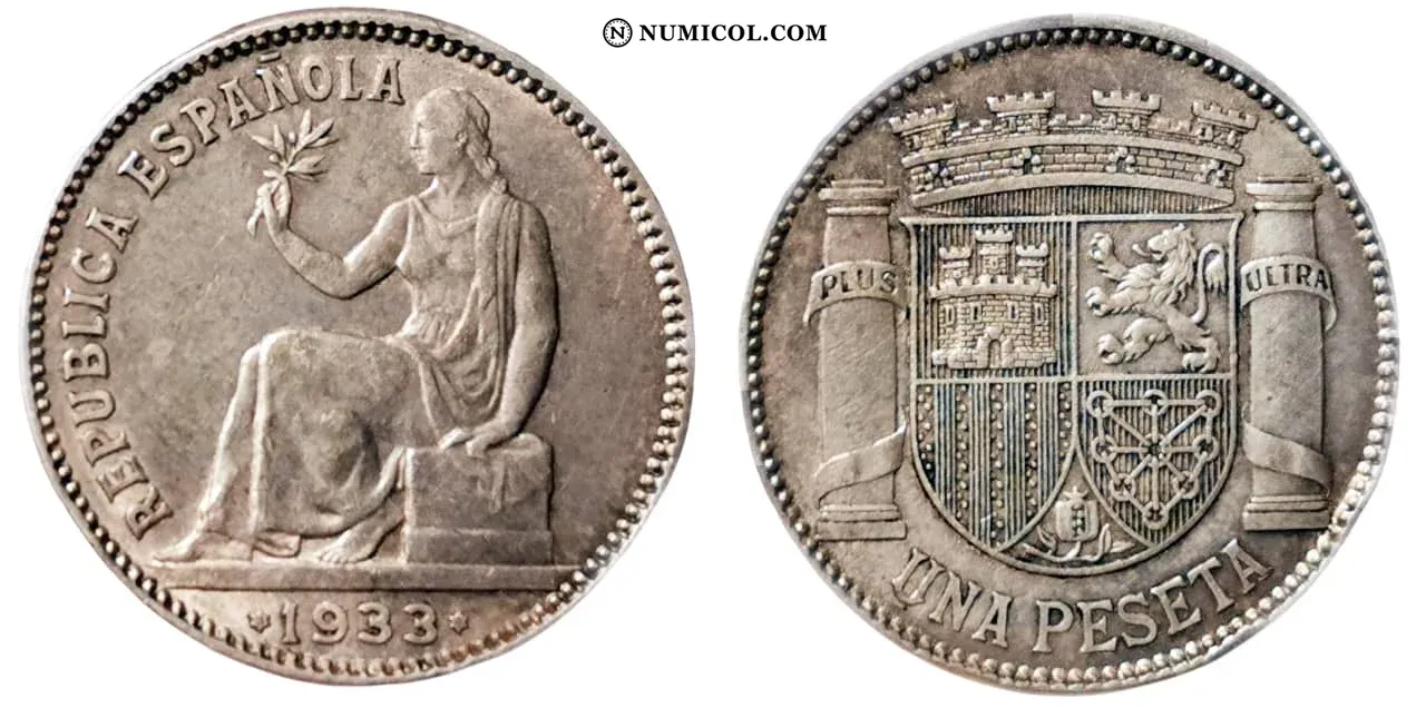 1 Peseta - II Republic