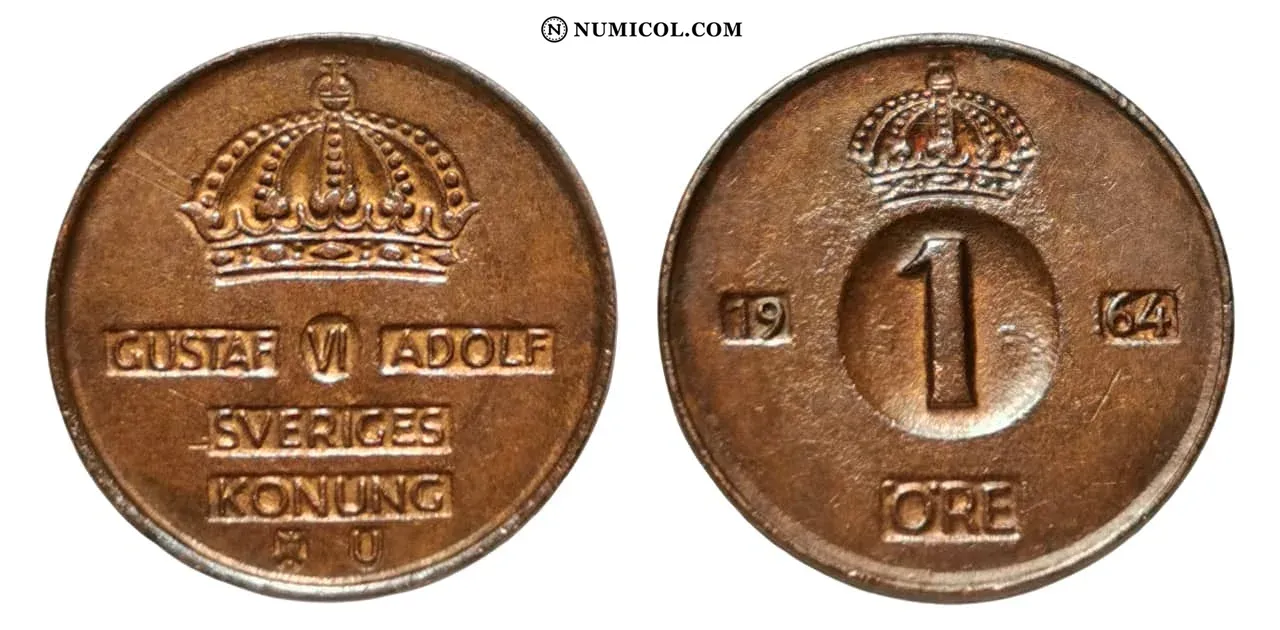 1 Öre - Gustaf VI Adolf