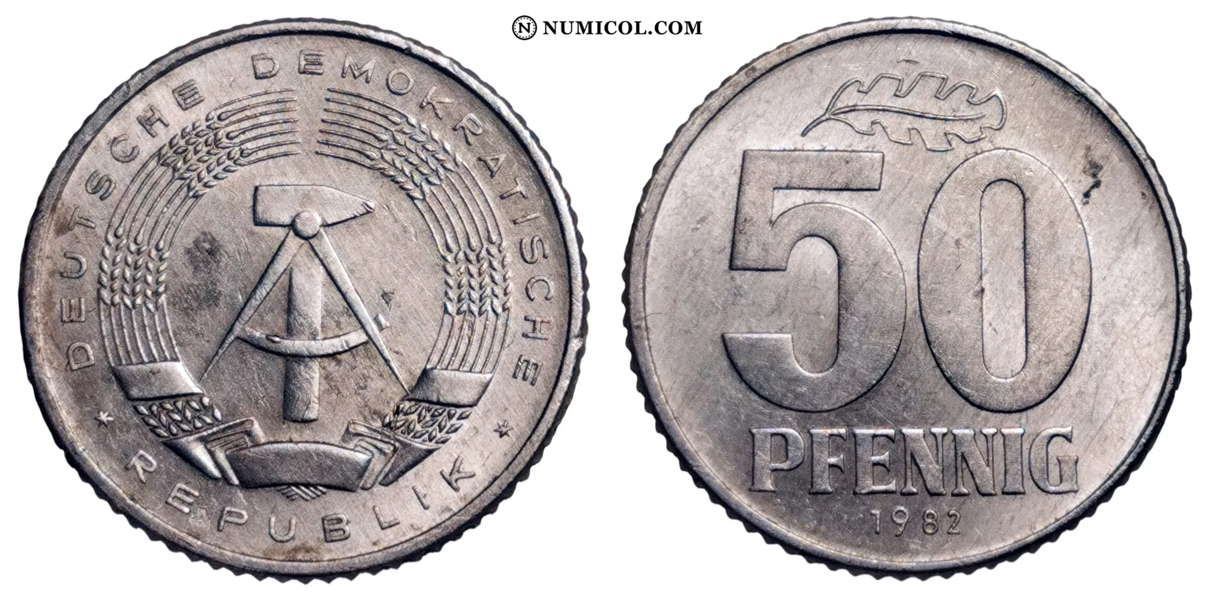 Moneda 50 Pfennigs