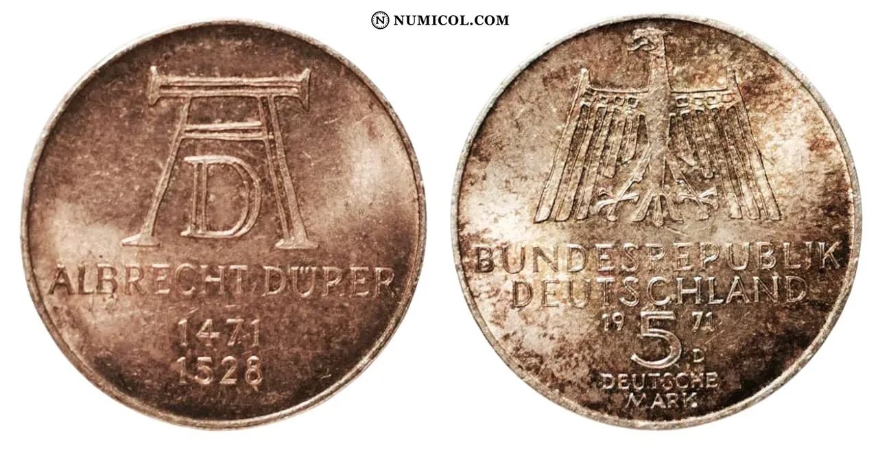 5 Deutsche Mark Albrecht Dürer