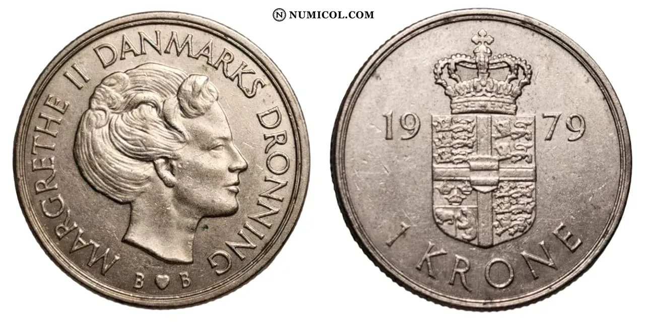 1 Krone - Margrethe II