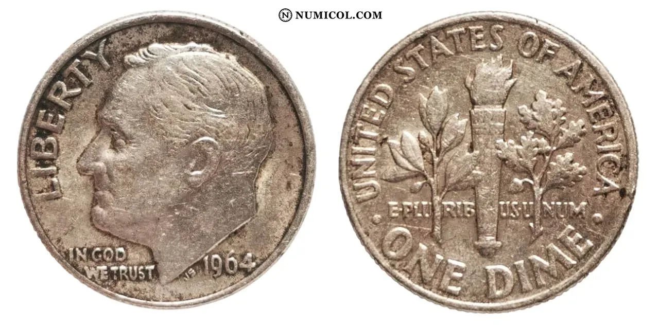 1 Dime "Roosevelt Silver Dime"