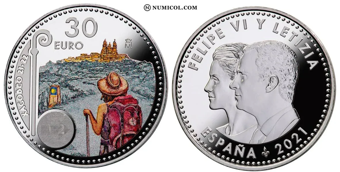 30 Euros - Philip VI (Xacobeo 21-22)
