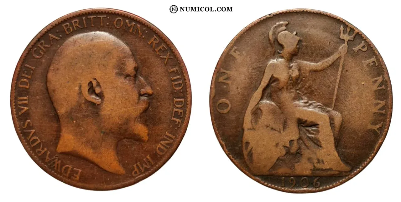 1 Penique - Eduardo VII