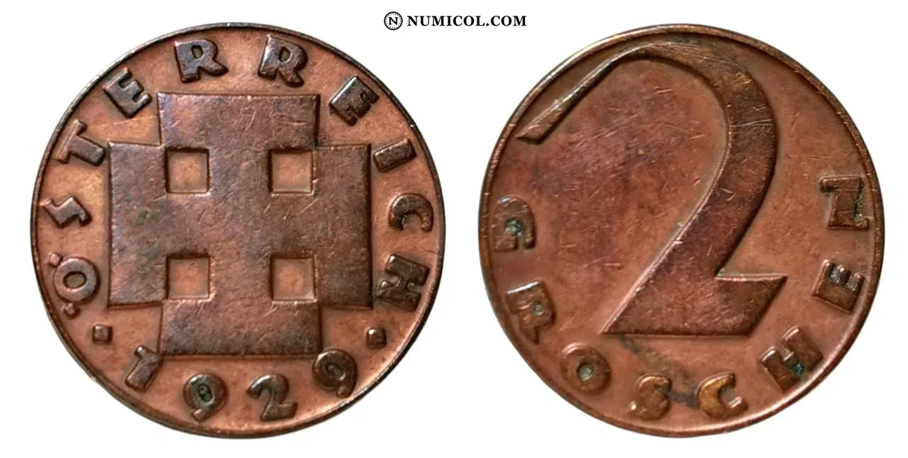 Moneda 2 Groschen