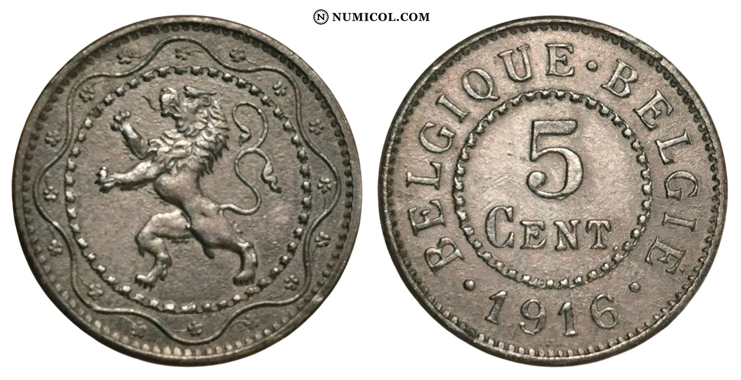 Moneda 5 Centimes (German Occupation Coinage)