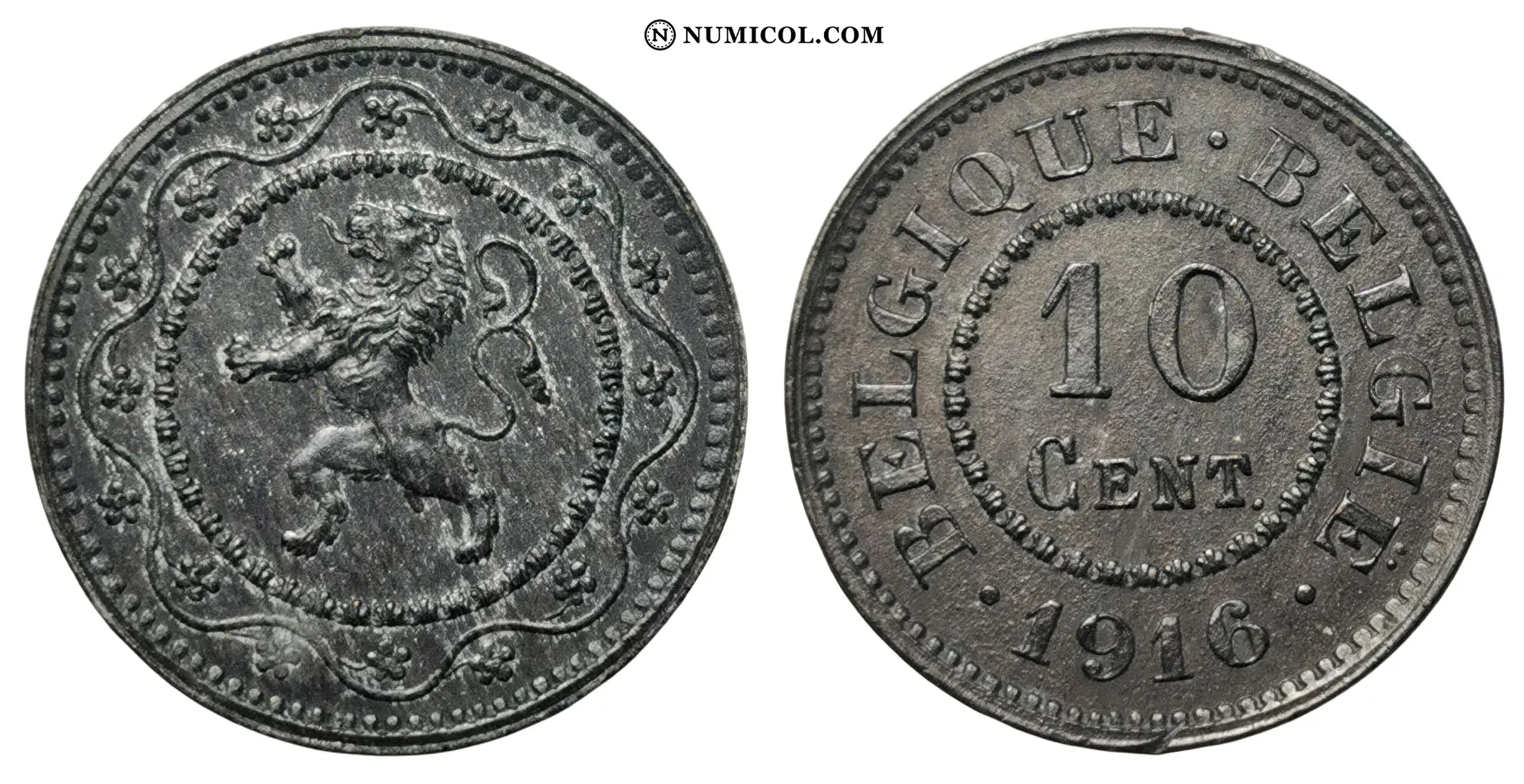 Moneda 10 Centimes (German Occupation Coinage)