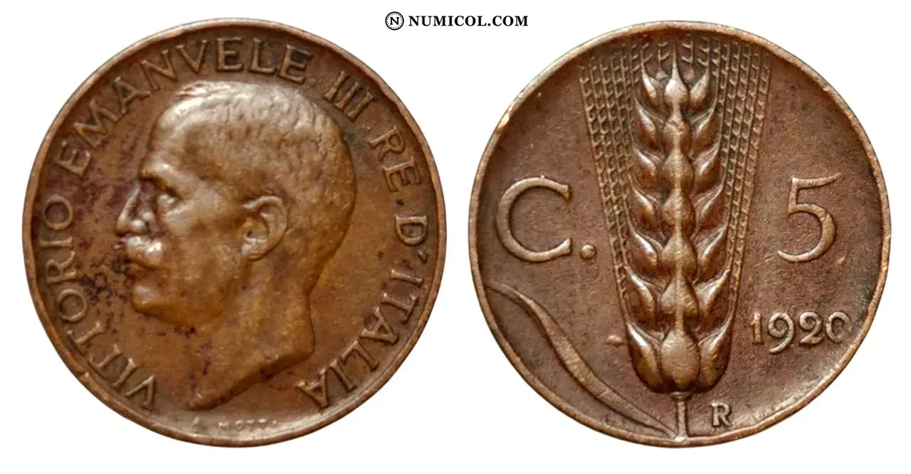 5 Centesimi - Victor Emmanuel III
