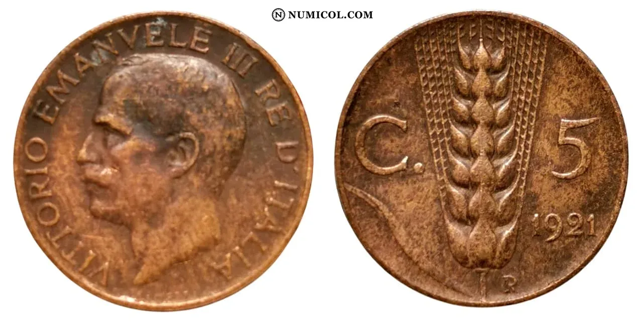 5 Centesimi - Victor Emmanuel III