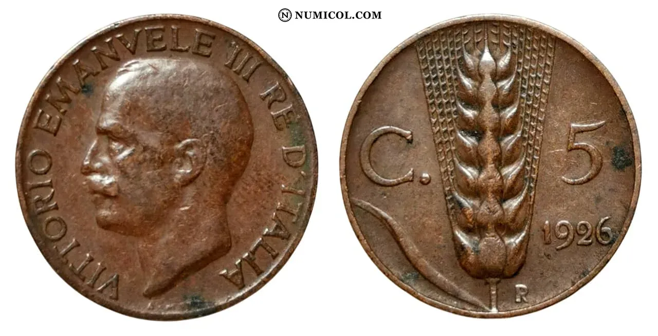 5 Centesimi - Victor Emmanuel III