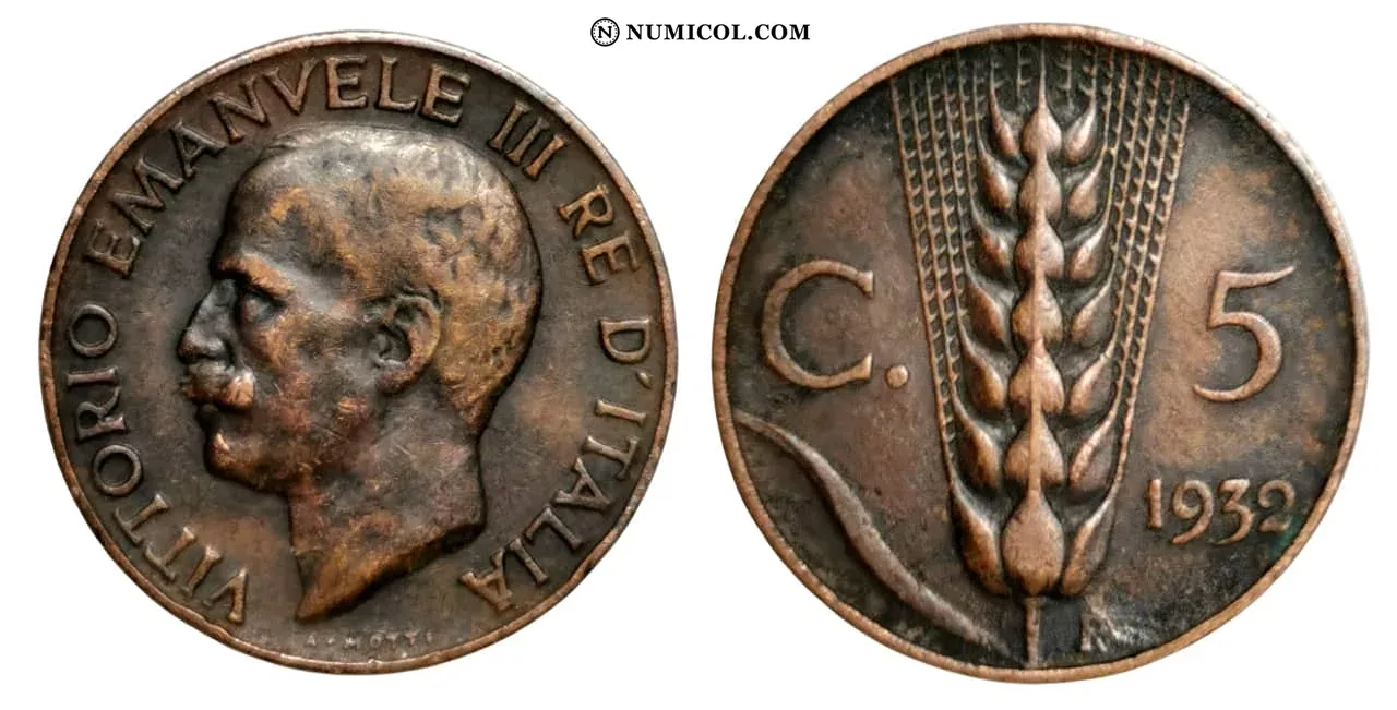 5 Centesimi - Victor Emmanuel III