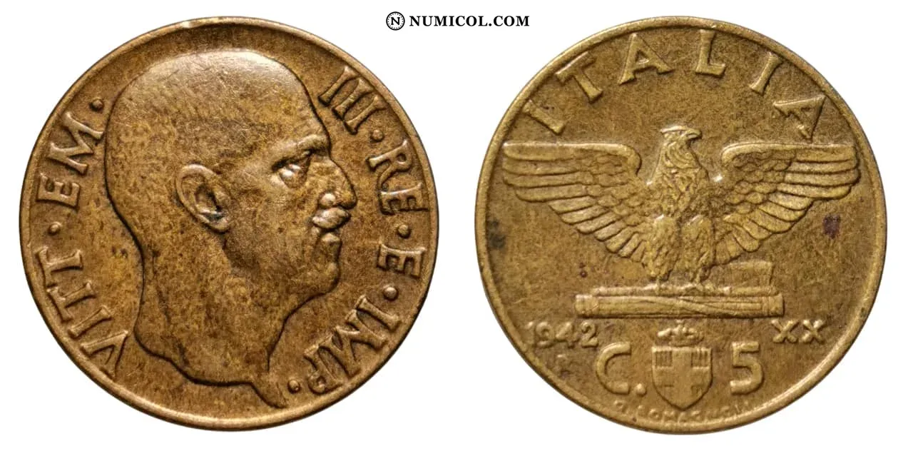 5 Centesimi - Víctor Manuel III