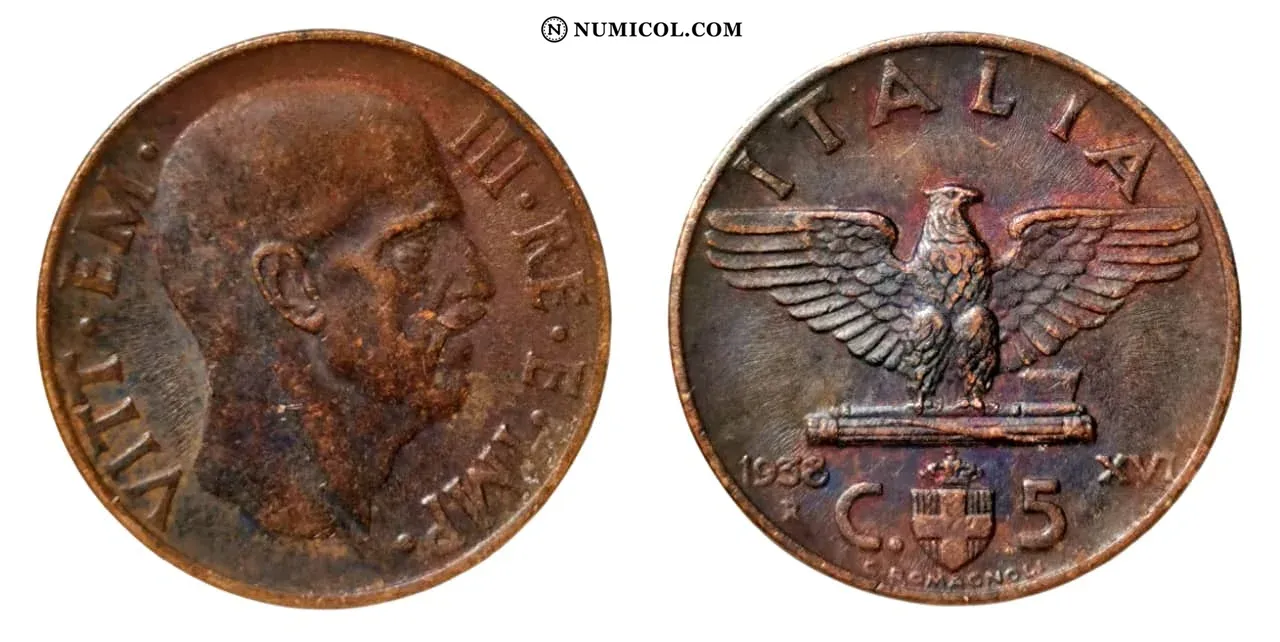 5 Centesimi - Victor Emmanuel III