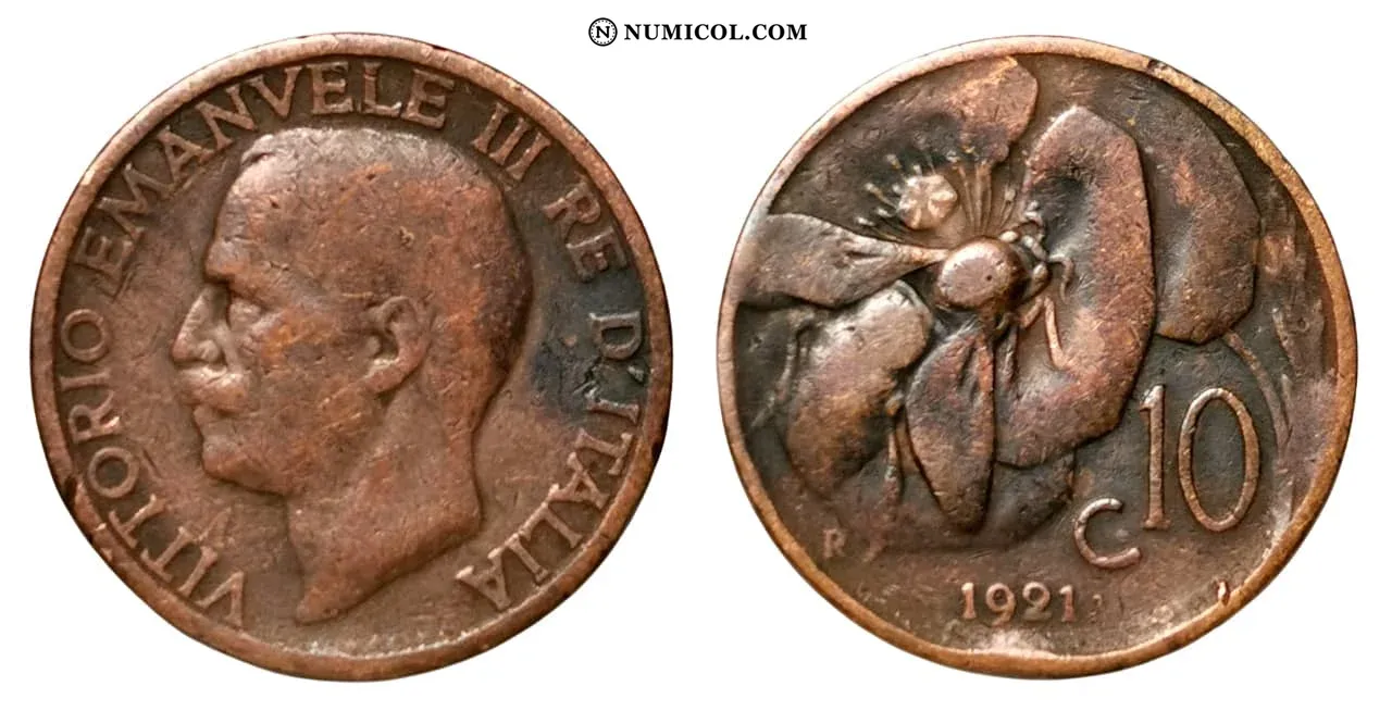 10 Centesimi - Víctor Manuel III