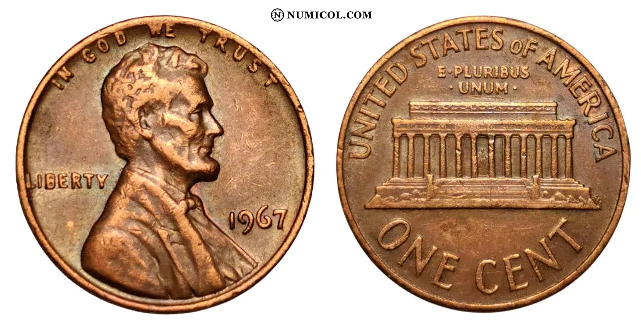 1 Cent "Lincoln Memorial Cent" (Bronze)